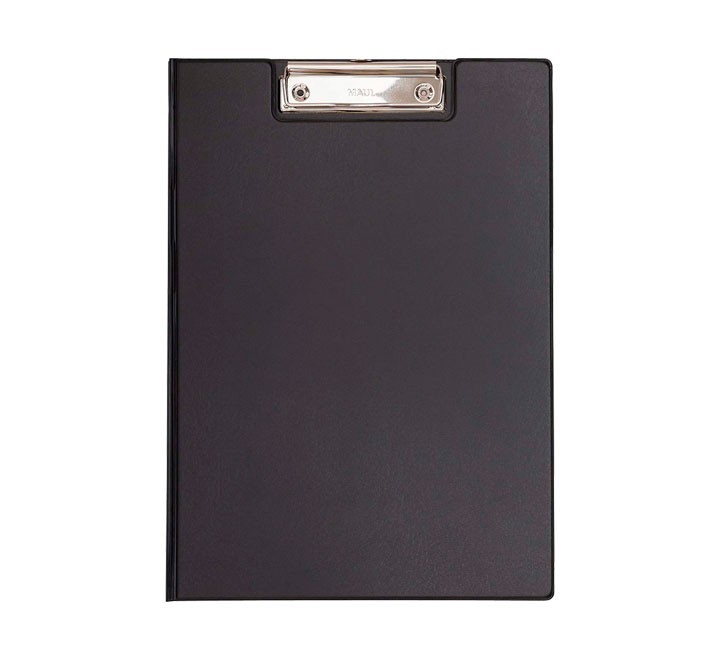 soporte maul c/tapa+pinza sup. a4 negro