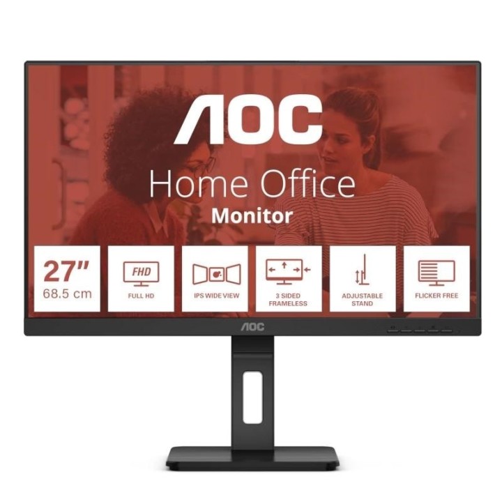 aoc 27e3qaf monitor 27" ips fhd 75mhz mm aa