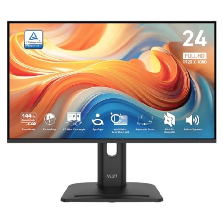 msi mp245pg e14 monitor23.8"144h vga hdmi dp mm aa