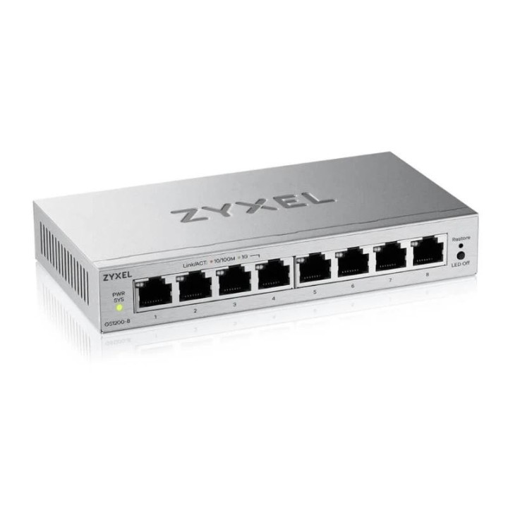 zyxel gs1200 8v3 switch 8xgbe
