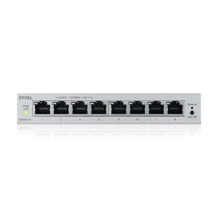 zyxel gs1200 8v3 switch 8xgbe