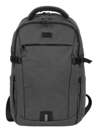 mochila natec alpaca 2 15.6" gris