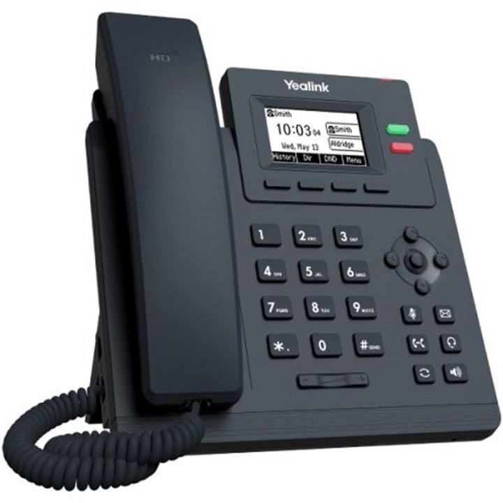 yealink sip t31 2 cuentas, sin poe, con psu