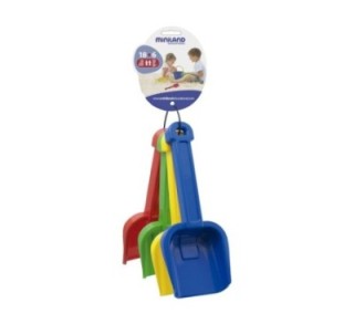 palas set 4 uds. 4 colores miniland miniland 29038