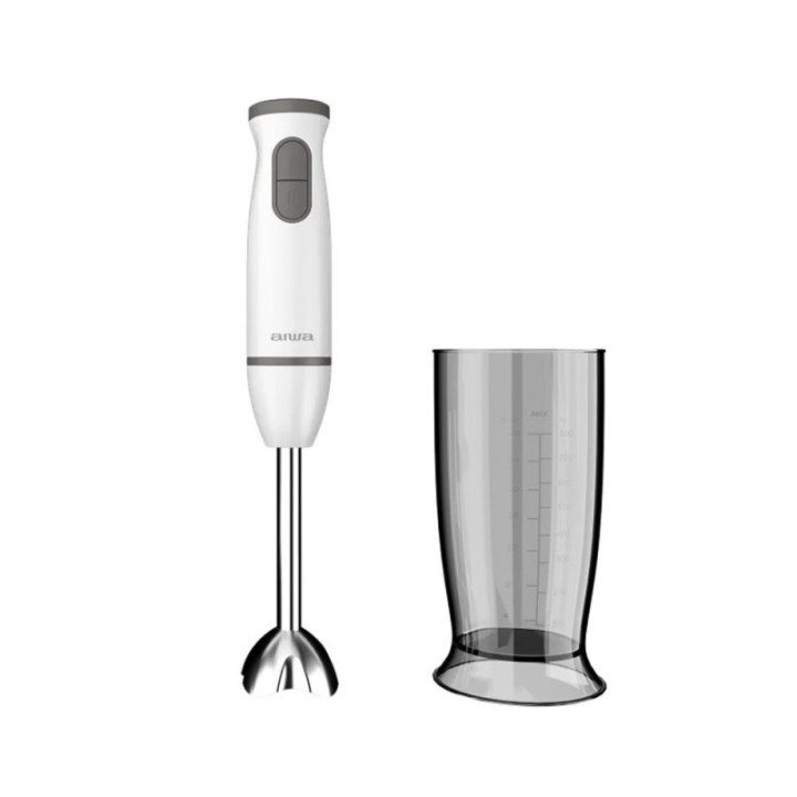 aiwa batidora de mano aiwa kenkiri 800 600w + vaso 500ml
