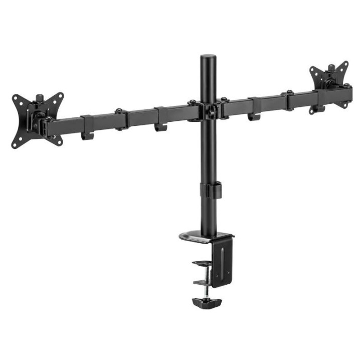iggual spm02 soporte pinza 2 monitores 17" 32"
