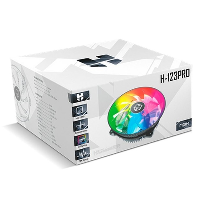 nox ventilador h 123 pro pwm rgb