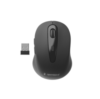 raton gembird optico 6 botones negro rf inalambrico pilas