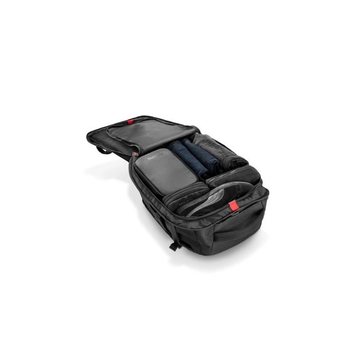 mochila portatil tomtoc navigator t66 black 40l hasta 17  multiples bolsillos