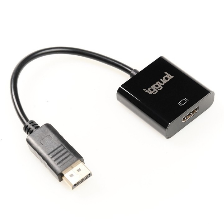 iggual adaptador displayport  m  a hdmi  h