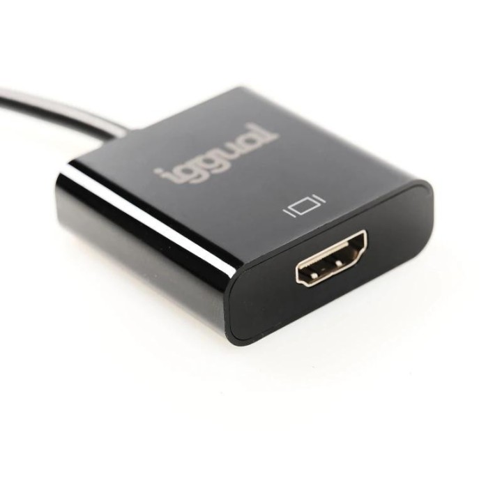 iggual adaptador displayport  m  a hdmi  h