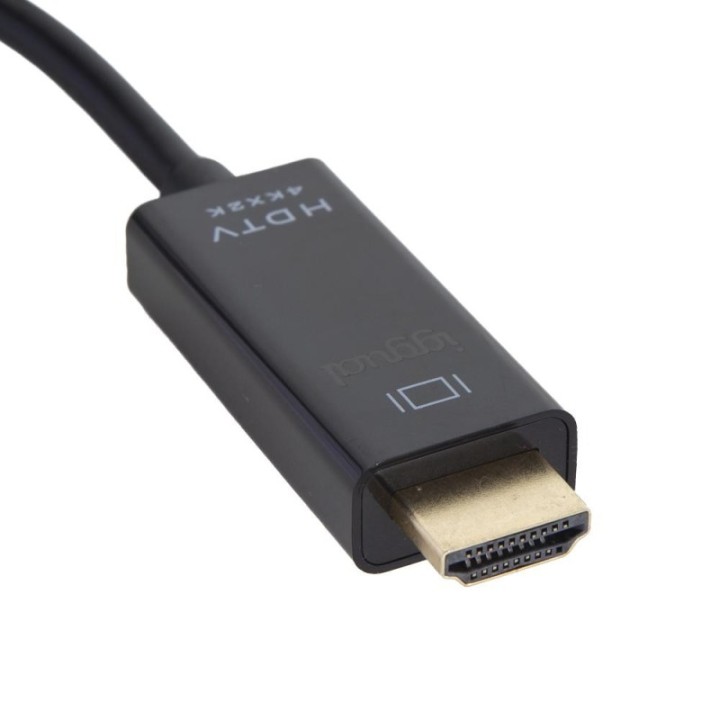 iggual cable displayport  m  a hdmi  m  4k 2metros