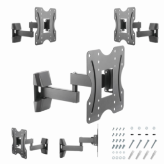 soporte de pared gembird para tv movimiento completo 23 42