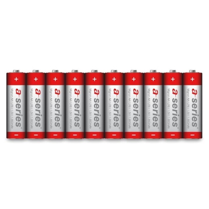 pack 10 pilas a series alcalina aa lr6 as1472