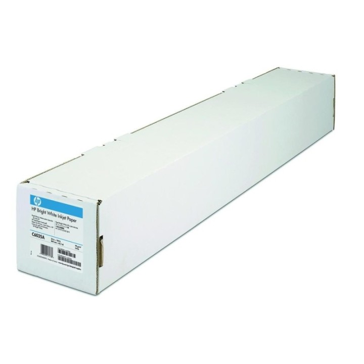hp papel hp blanco brillante 90g   m2 rollo 45 mx61cm