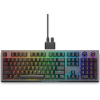 dell teclado dell alienware tri   mode wireless gaming aw920k inalambrico ingles gris