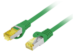cable red lanberg latiguillo cat.6a s/ftp lszh cu 1m verde fluke passed