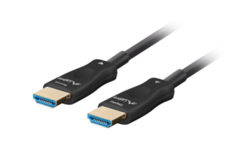 cable hdmi aoc lanberg v2.1 m/m optico activo 8k60hz 20m negro