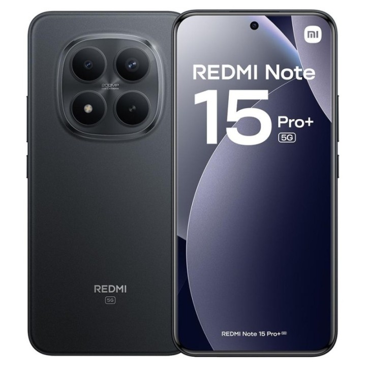 xiaomi movil xiaomi redmi note 15 pro+ 5g 12gb 512gb 6.8 pulgadas negro