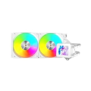 mars gaming kit refrigeracion liquida mars gaming mlvision240w argb 2x 120mm blanco