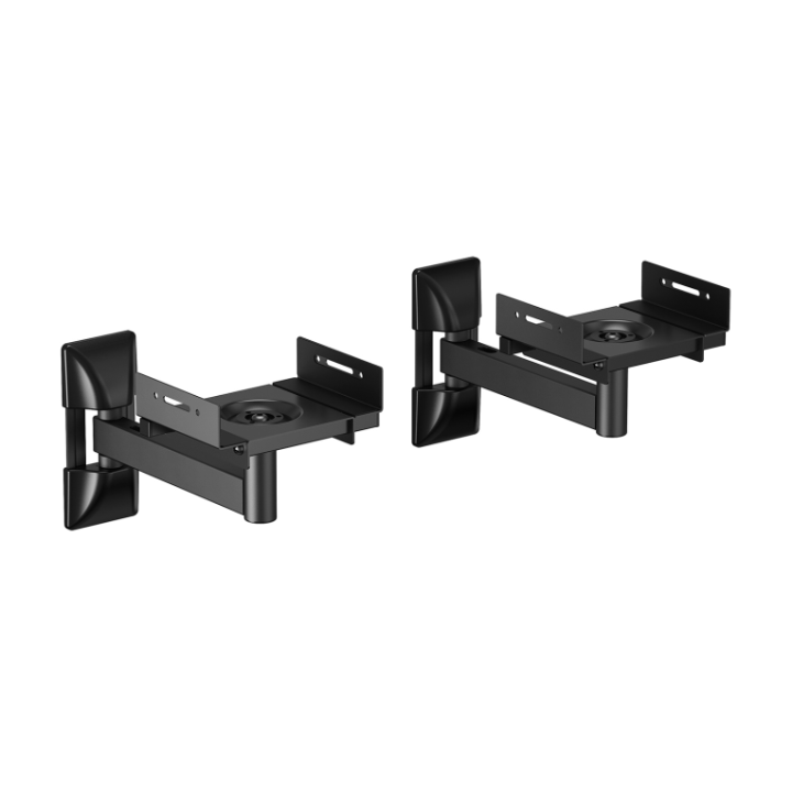 soporte universal aisens pared giratorio e inclinable altavoces negro