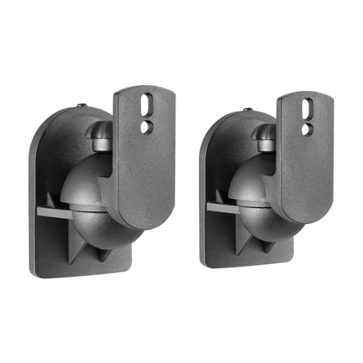 soporte universal aisens pared giratorio e inclinable altavoces negro