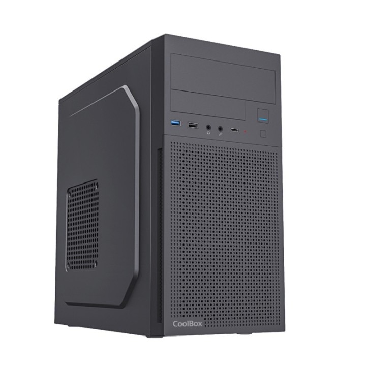 coolbox caja ordenador coolbox m680 matx negra 500w