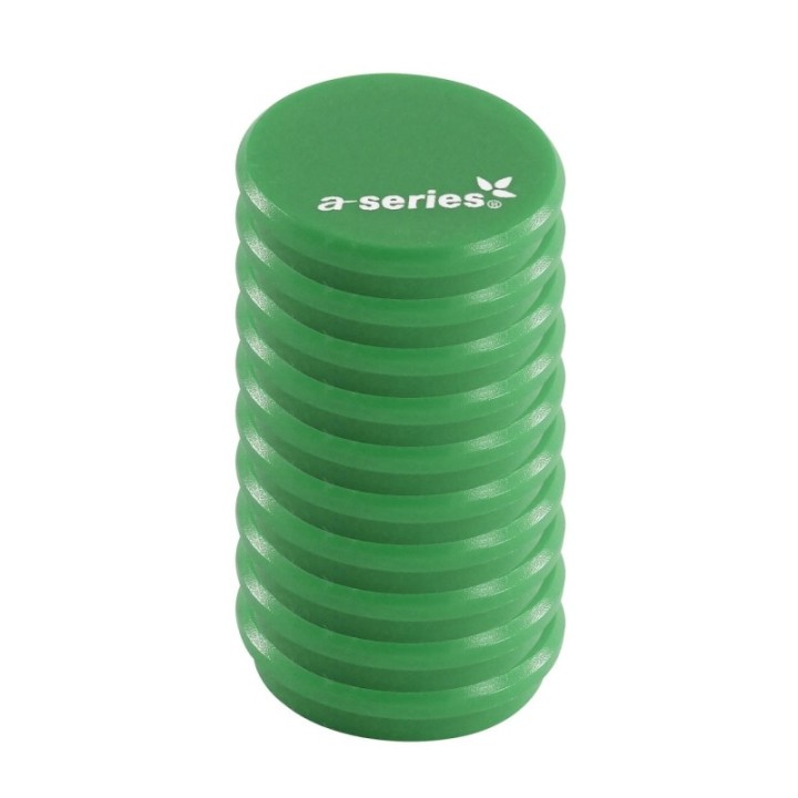 caja 10 imanes a series 32mm as1683 verde