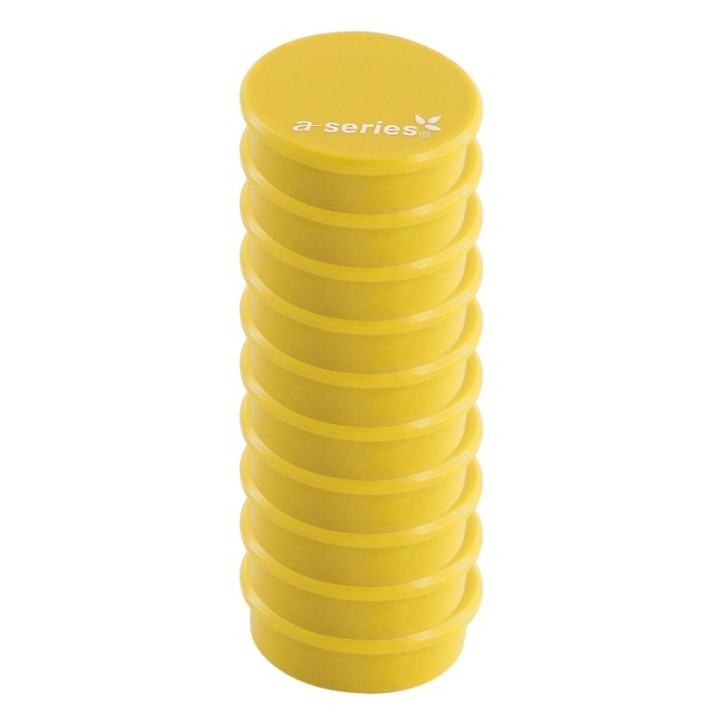 caja 10 imanes a series 38mm as1688 amarillo