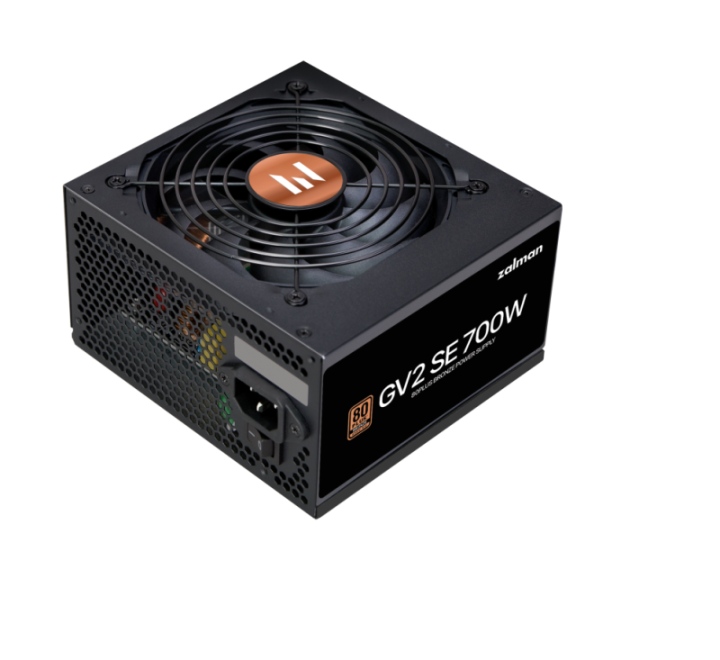 fuente de alimentacion zalman 700w 80+ bronze negro atx negro