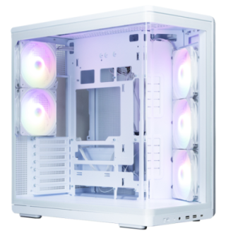 caja zalman p60 white atx 3 xvent 120mm argb 2xusb 3.0 negro s/n fuente