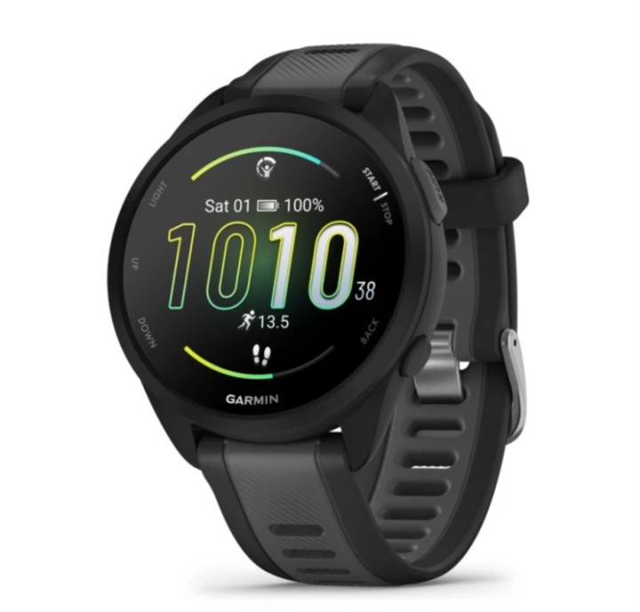 smartwatch garmin forerunner 165 43mm negro