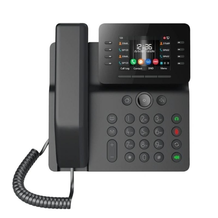 fanvil v64, 12 l?neas sip, wifi y bluetooth