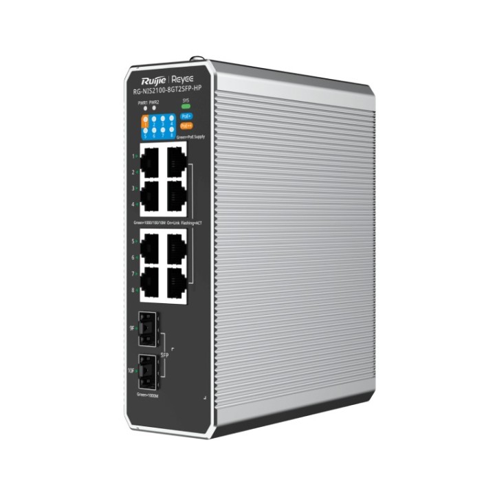 switch ruijie reyee rg nis2100 8gt2sfp hp