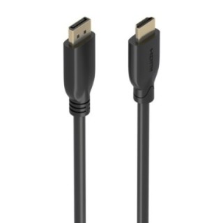 cable conversor aisens displayport/m a hdmi/m 4k@60hz negro 5.0m