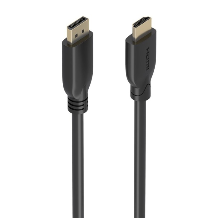 cable conversor aisens displayport/m a hdmi/m 4k@60hz negro 5.0m
