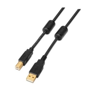 cable impresora aisens usb 2.0 alta calidad ferrita a/m b/m 5.0m