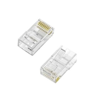 conector aisens rj45 8 hilos cat.6 awg24  100 uds