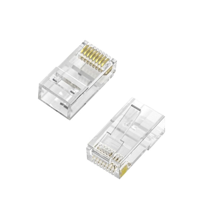 conector aisens rj45 8 hilos cat.6 awg24  100 uds