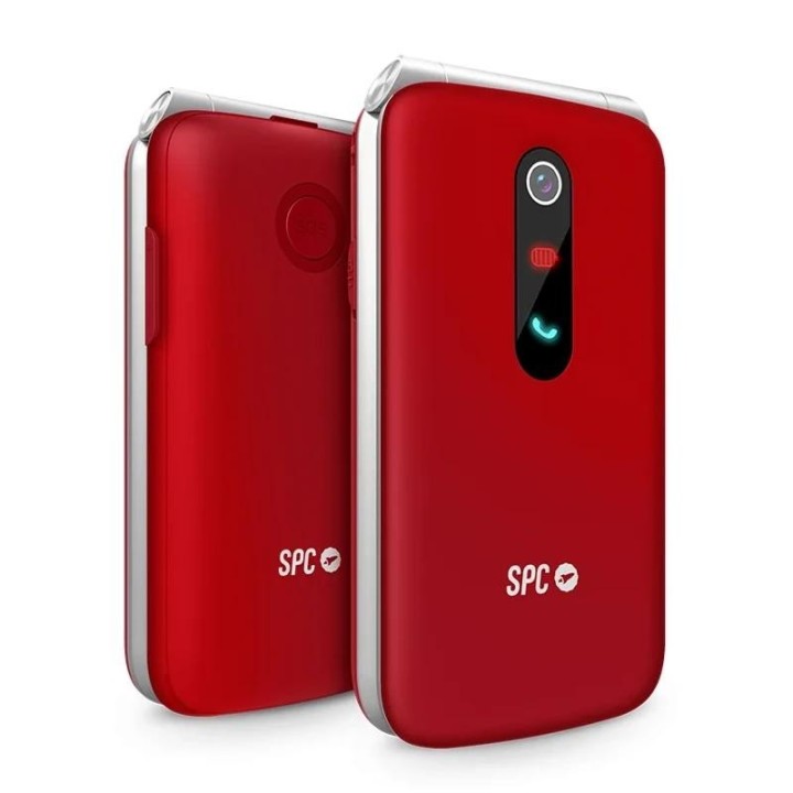 spc 2339n movil stella 3 4g bt fm + dock rojo