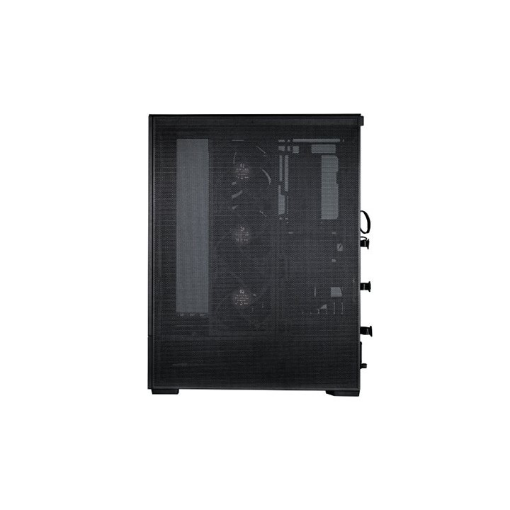 torre atx lian li lancool sup01 black crist. temp vent argb  3x120mm front gpu 400mm