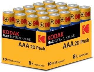 kodak blister pilas kodak alcalina max aaa lr3  blister 20 pilas
