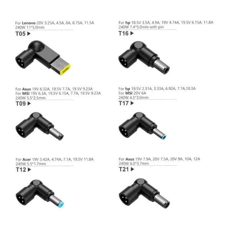 iggual cargador universal automatico cua 6t 240w