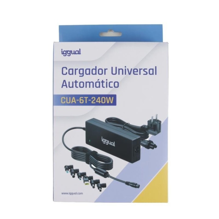 iggual cargador universal automatico cua 6t 240w