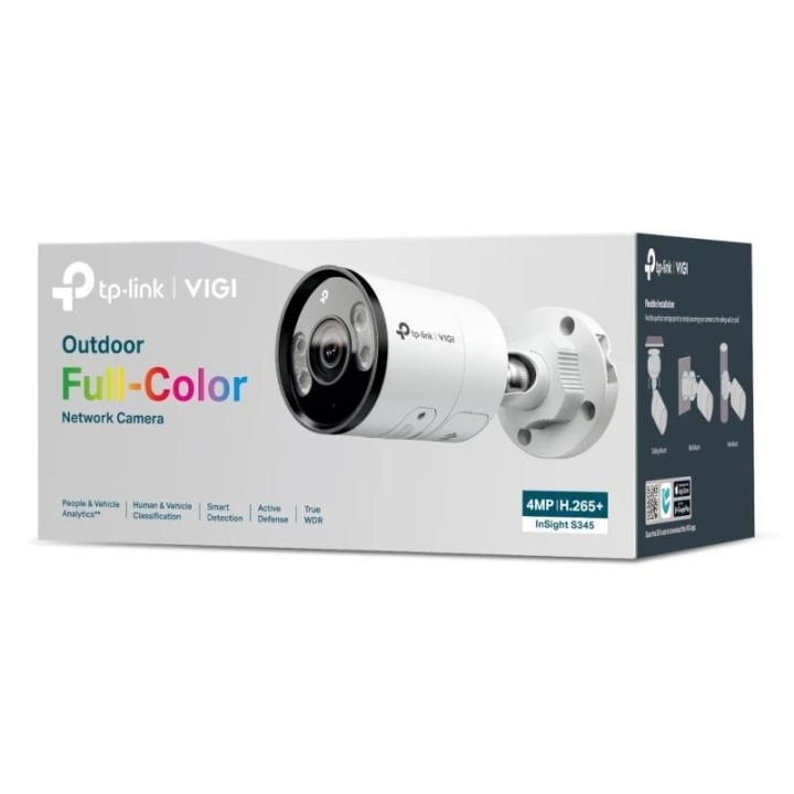 vigi s345 4mm  camara nw bullet 4mp out full color