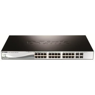 switch semigestionable d link dgs 1210 28p/e 24p giga  24p poe 193w  + 4p giga combo rack