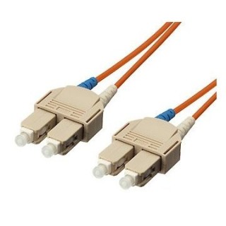 cable fibra optica multimodo sc/sc lsoh 1m color naranja