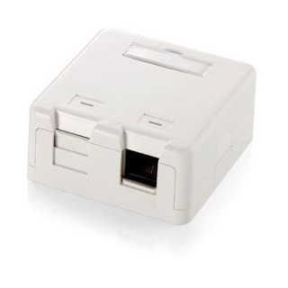 caja de superficie equip keystone para 2 rosetas 125122