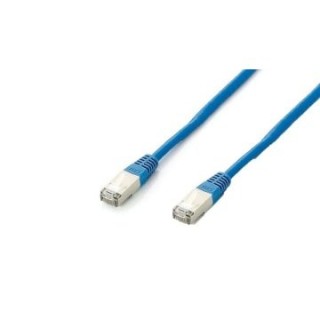latiguillo apantallado platinium s/ftp categoria 6a libre halogenos 0,5m color azul