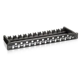 patch panel vacio cat.6a 24 puertos keystone 1u